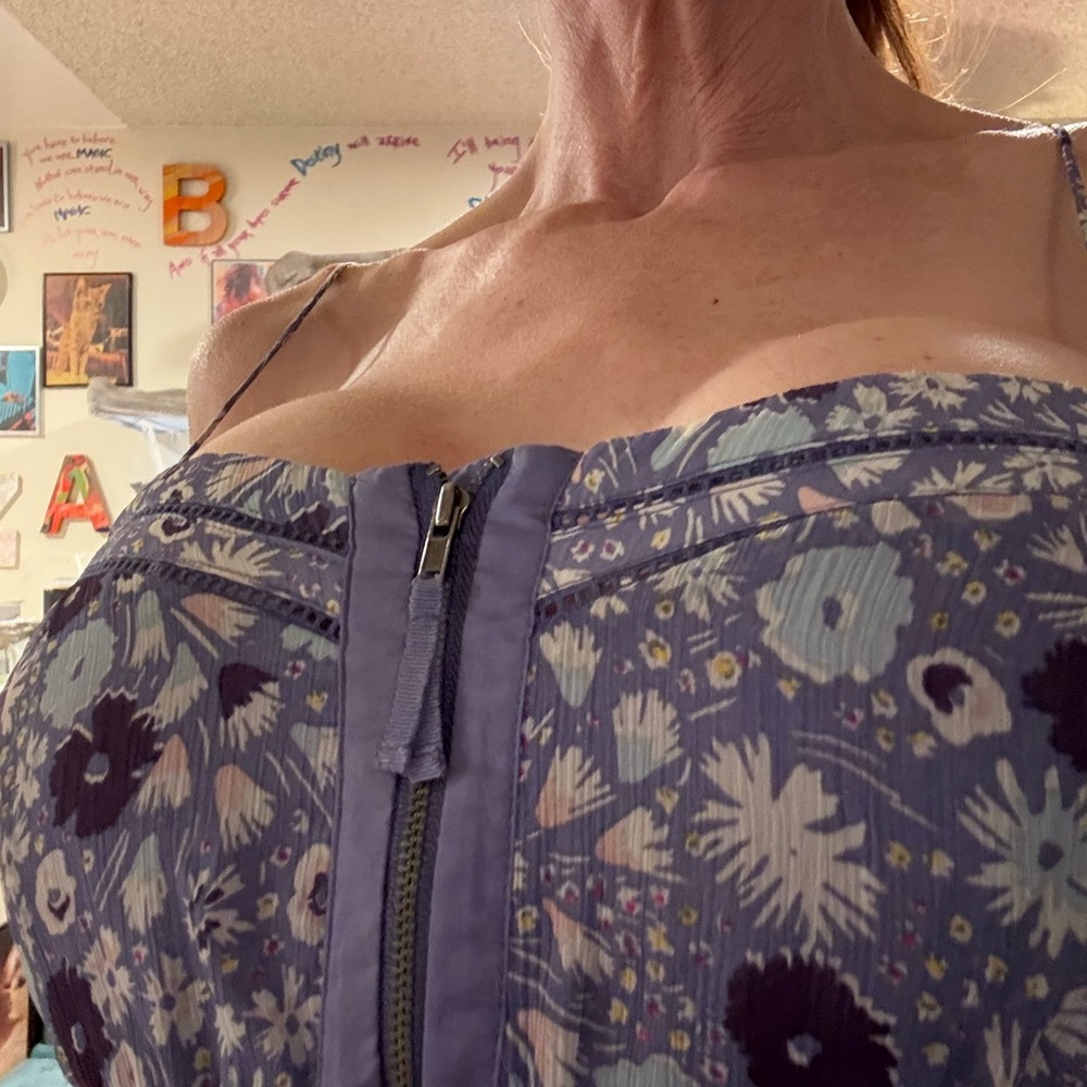 American Eagle Outfitters Floral Purple Dress